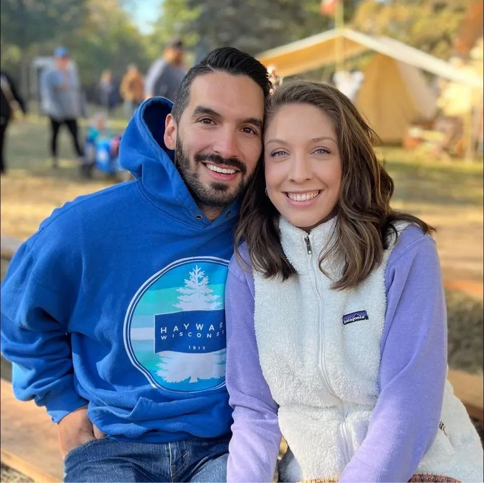 Jacob and partner outdoors
